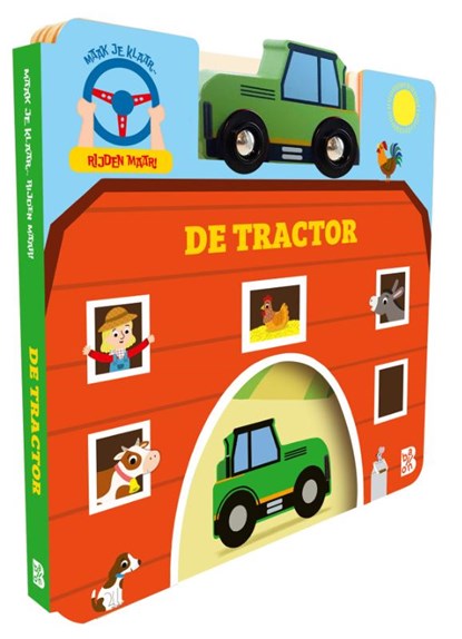 Maak je klaar, rijden maar: De tractor (kartonboek met autootje), niet bekend - Gebonden - 9789403242996