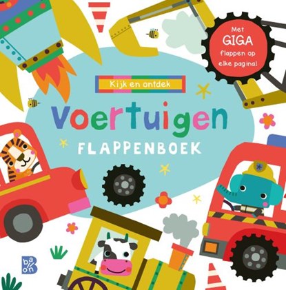 Kijk en ontdek: Voertuigen flappenboek, niet bekend - Gebonden - 9789403243573