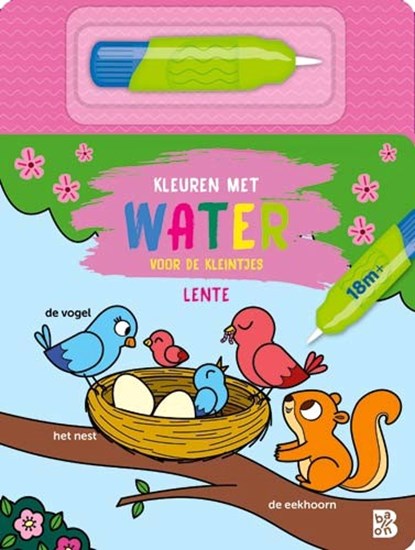 Kleuren met water voor de kleintjes: Lente, niet bekend - Gebonden - 9789403244358