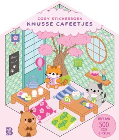 Cosy stickerboek: Knusse cafeetjes, niet bekend - Gebonden - 9789403245522