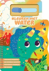 Kleuren met water: Dino's -  - 9789403247090