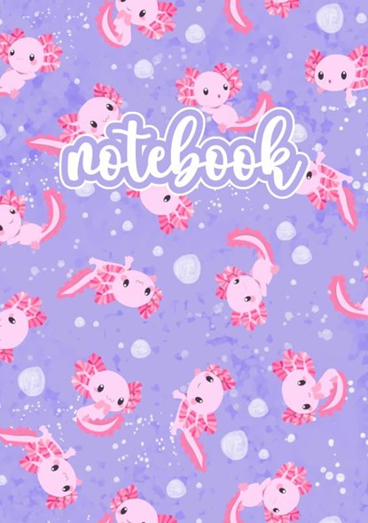 Axolotl Notebook Rosa/Lila, The Lilli Bird - Paperback - 9789403674865