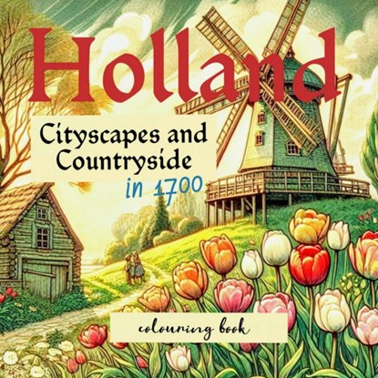 Holland in 1700 colouring book, Liana J.F. Romeijn - Paperback - 9789403739137