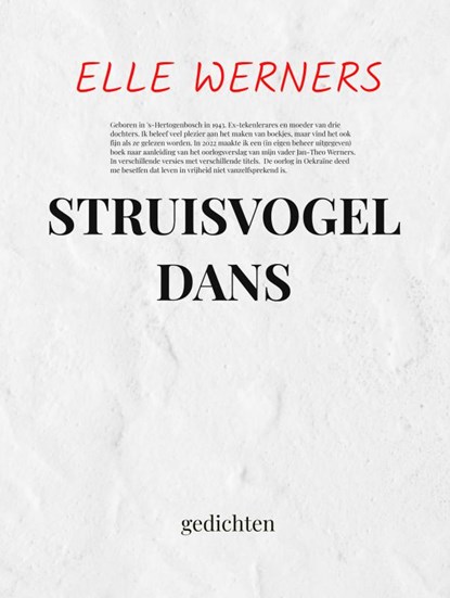 STRUISVOGELDANS, Elle Werners - Gebonden - 9789403745893