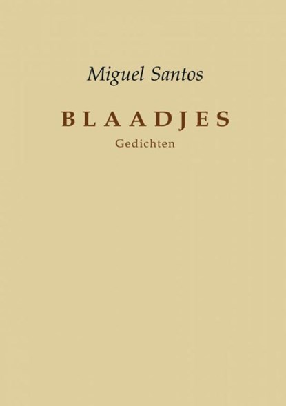 BLAADJES, Miguel Santos - Paperback - 9789403764269