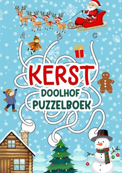 Doolhof voor Kinderen - Kerst!, Kerstcadeau Boekenshop - Paperback - 9789403802619