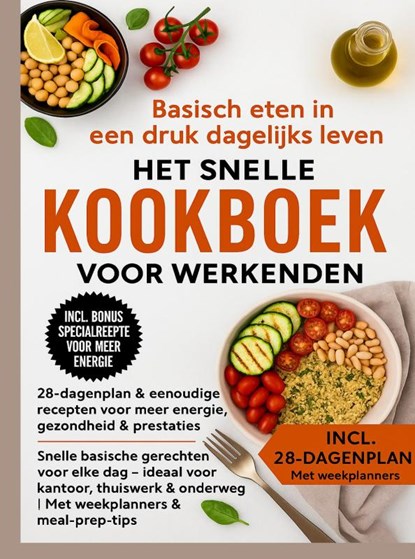 Basisch eten in een druk dagelijks leven – Het snelle kookboek voor werkenden, Julia RecipeMaster - Paperback - 9789403813639