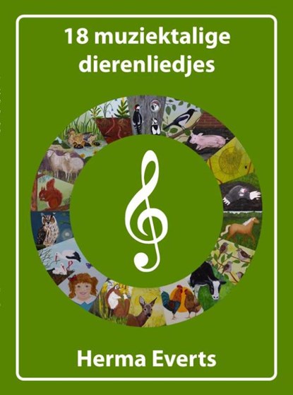 18 muziektalige dierenliedjes, Herma Everts - Paperback - 9789403822327