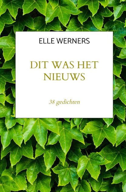 DIT WAS HET NIEUWS, ELLE WERNERS - Gebonden - 9789403836300