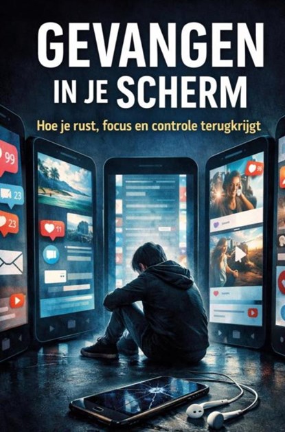 Gevangen in je scherm, Luna Vermeer - Gebonden - 9789403869469