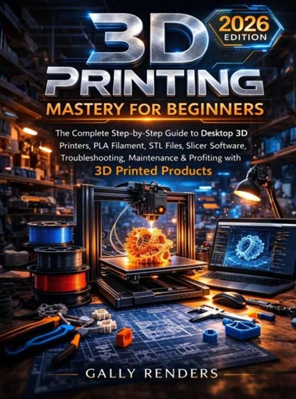 3D Printing Mastery For Beginners, Gally Renders - Paperback - 9789403877006