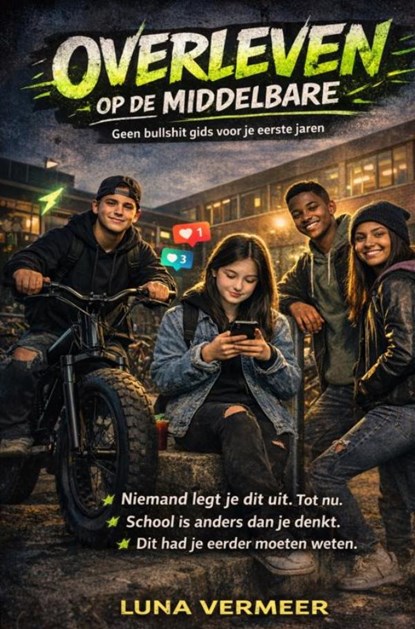 Overleven op de Middelbare, Luna Vermeer - Gebonden - 9789403881294