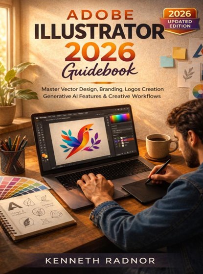 Adobe Illustrator 2026 Guidebook, Kenneth Radnor - Paperback - 9789403882376