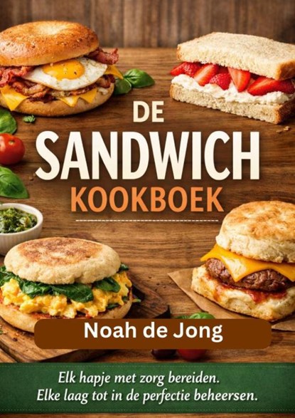 DE SANDWICH KOOKBOEK, Noah De JONG - Paperback - 9789403882543