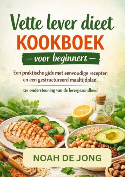 Vette lever dieet KOOKBOEK voor beginners, Noah De JONG - Paperback - 9789403885858