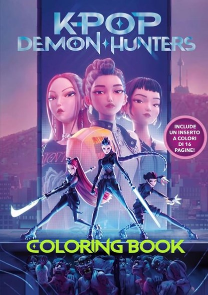 KPop Demon Hunters Coloring Book, Loreven ferment - Paperback - 9789403892443