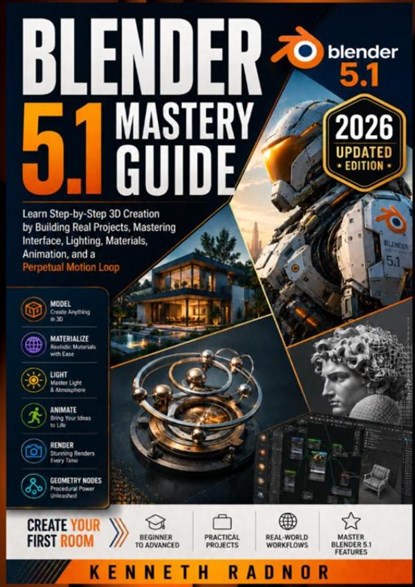 Blender 5.1 Mastery Guide, Kenneth Radnor - Paperback - 9789403897066