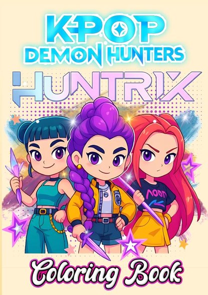 KPop Demon Hunters Coloring Book, Roman Chen - Paperback - 9789403897226