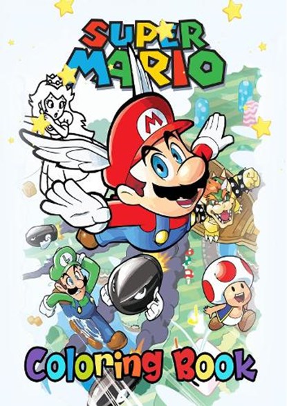 Super Mario Coloring Book, Benjamin Random - Paperback - 9789403911113