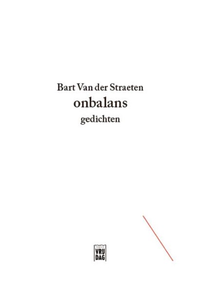 Onbalans, Bart Van der Straeten - Paperback - 9789460012648