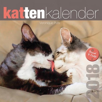 Kattenkalender 2018, Veronique Puts - Paperback - 9789460015915