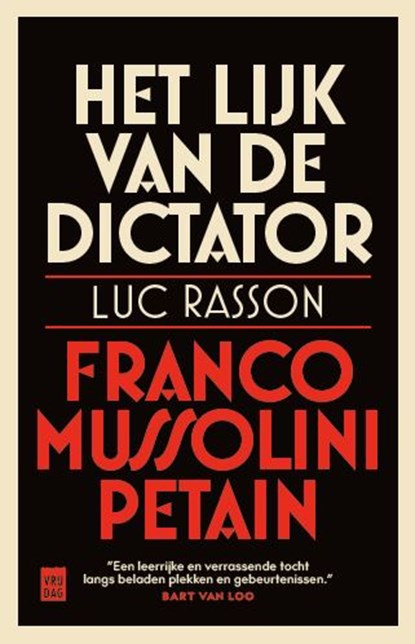 Het lijk van de dictator, Luc Rasson - Gebonden - 9789460018282