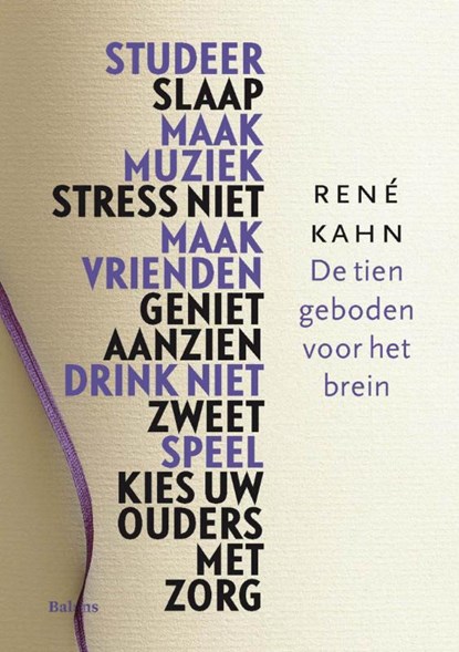 De tien geboden voor het brein, Rene Kahn - Gebonden - 9789460033391