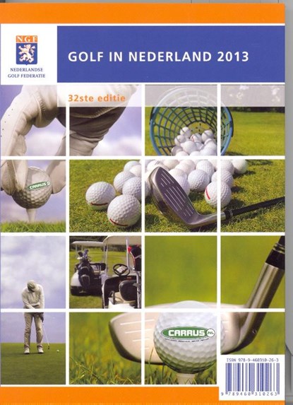 Golf in Nederland 2013,  - Paperback - 9789460310263