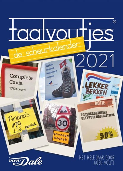 Taalvoutjes - de scheurkalender 2021, Vellah Bogle - Paperback - 9789460775284