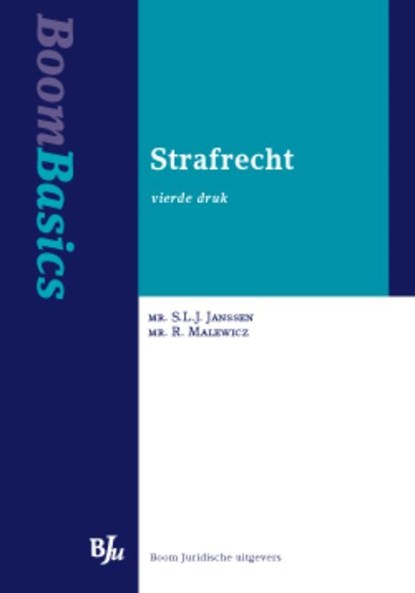 Strafrecht, SLJ Janssen ; R. Malewicz - Ebook - 9789460940378