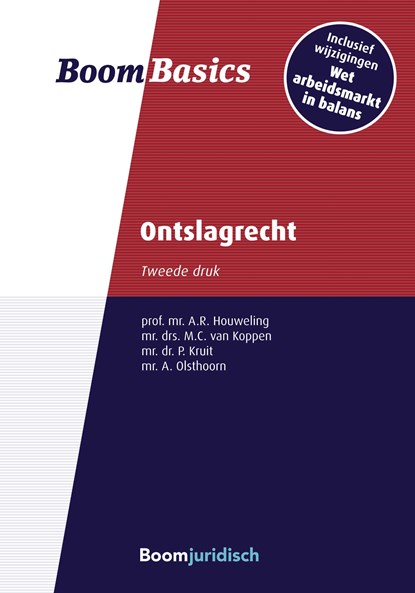 Boom Basics Ontslagrecht, Menno van Koppen - Ebook - 9789460944826