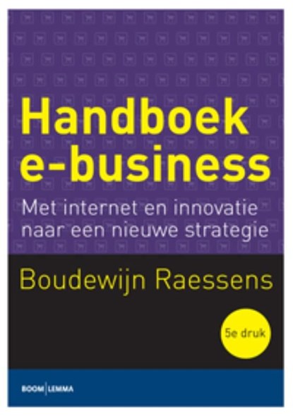 Handboek e-business, Boudewijn Raessens - Ebook - 9789460945298