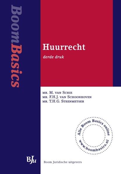 Huurrecht, M. van Schie ; F.H.J. van Schoonhoven ; T.H.G. Steenmetser - Ebook - 9789460946868