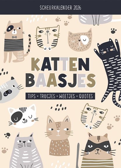 Scheurkalender 2026 Kattenbaasjes, niet bekend - Paperback - 9789460972560