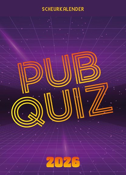Scheurkalender 2026 Pubquiz, niet bekend - Paperback - 9789460972614