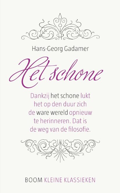 Het schone, Hans-Georg Gadamer - Paperback - 9789461050953