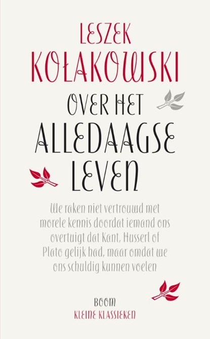 Over het alledaagse leven, Leszek Kolakowski - Paperback - 9789461059536