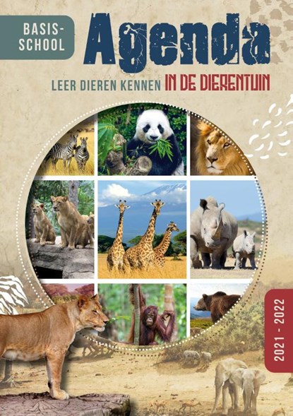 Basischoolagenda 'Leer dieren kennen uit de dierentuin' 2021/22, Mj Ruissen - Paperback - 9789461151957