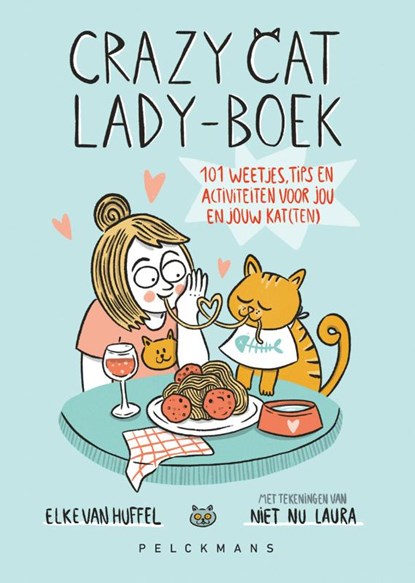 Crazy Cat Lady-boek, Elke Van Huffel - Paperback - 9789461319081