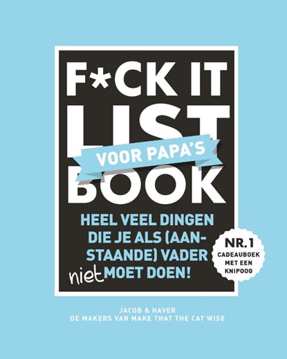 F*ck it list Book voor papa's, Jacob & Haver - Gebonden - 9789461444127