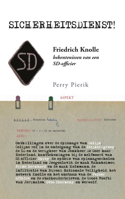 Sicherheitsdienst!, Perry Pierik - Paperback - 9789461536631