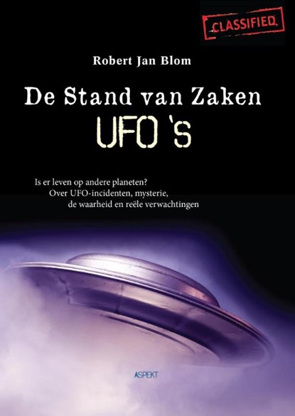 De stand van zaken UFO's, Robert Jan Blom - Paperback - 9789461538185