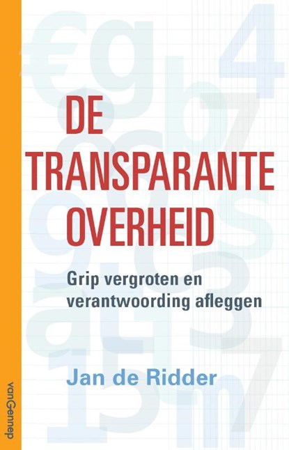 De transparante overheid, Jan de Ridder - Paperback - 9789461645548