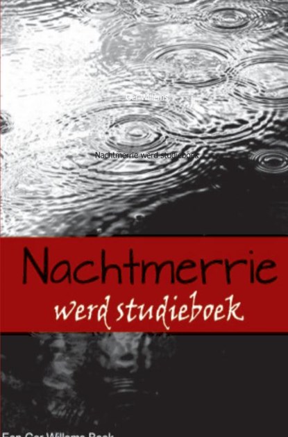 Nachtmerrie werd studieboek, Ger Willems - Paperback - 9789461937629
