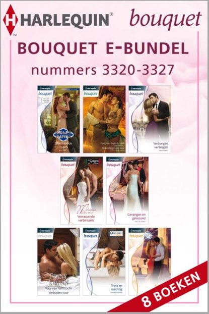 Bouquet e-bundel nummers 3320 - 3327, Kate Hewitt ; Kim Lawrence ; Trish Morey ; Melanie Milburne ; Janette Kenny ; Penny Jordan ; Sandra Marton ; Lucy Gordon - Ebook - 9789461991621