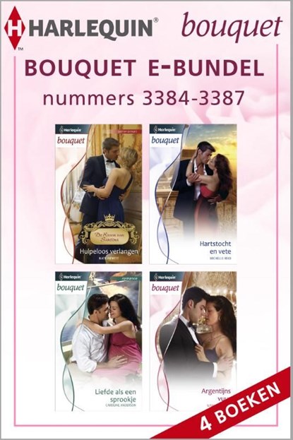Bouquet e-bundel nummers 3384 - 3387 (4-in-1), Kate Hewitt ; Michelle Reid ; Caroline Anderson ; Susan Stephens - Ebook - 9789461995001
