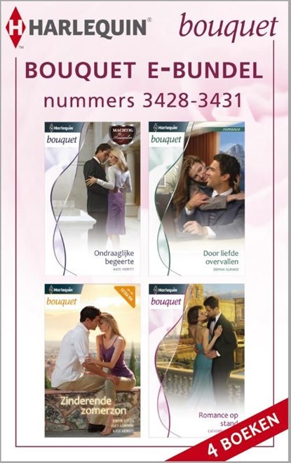 Bouquet e-bundel nummers 3428-3431 (4-in-1), Kate Hewitt ; Donna Alward ; Jennie Lucas ; Lucy Gordon ; Catherine George - Ebook - 9789461996862