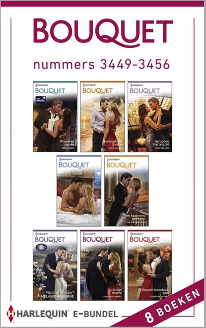 Bouquet e-bundel nummers 3449-3456 (8-in-1), Abby Green ; Julia James ; Dani Collins ; Susan Stephens ; Carole Mortimer ; Melanie Milburne ; Lynn Raye Harris ; Catherine George - Ebook - 9789461998156