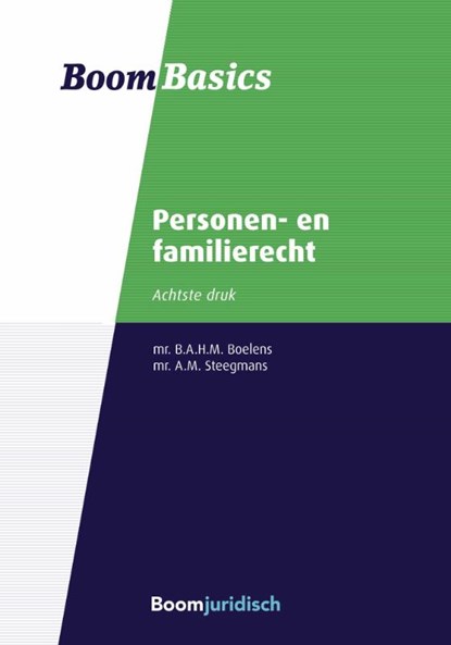 Personen- en Familierecht, B.A.H.M. Boelens - Paperback - 9789462126459