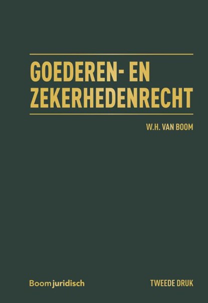 Goederen- & zekerhedenrecht, W.H. van Boom - Gebonden - 9789462127746